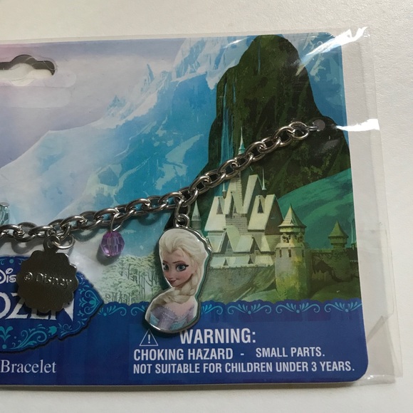 Disney Frozen Charm Bracelet Elsa Anna New - Picture 2 of 3